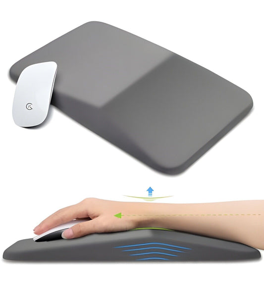 Ergonomic Mouse Pad Wrist Support, Memory Foam Gel Mousepad with Wrist Rest Pain
