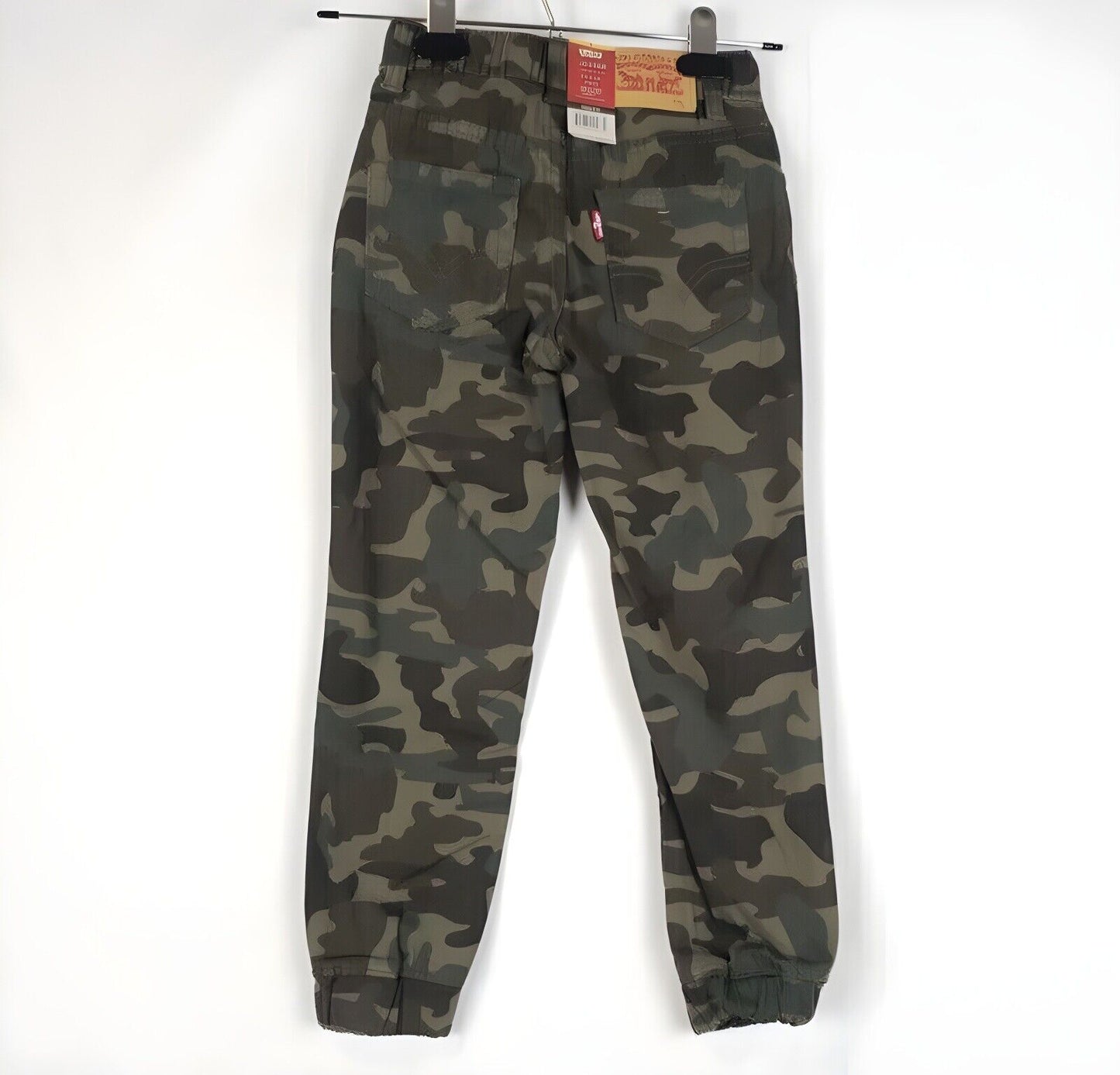NWT Levi's Youth Cotton Tapered Twill Joggers Camouflage Kids Pants Fast Ship 14