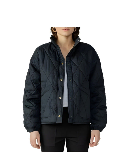 Social Standard By Sanctuary Ladies Quilted Jacket Black