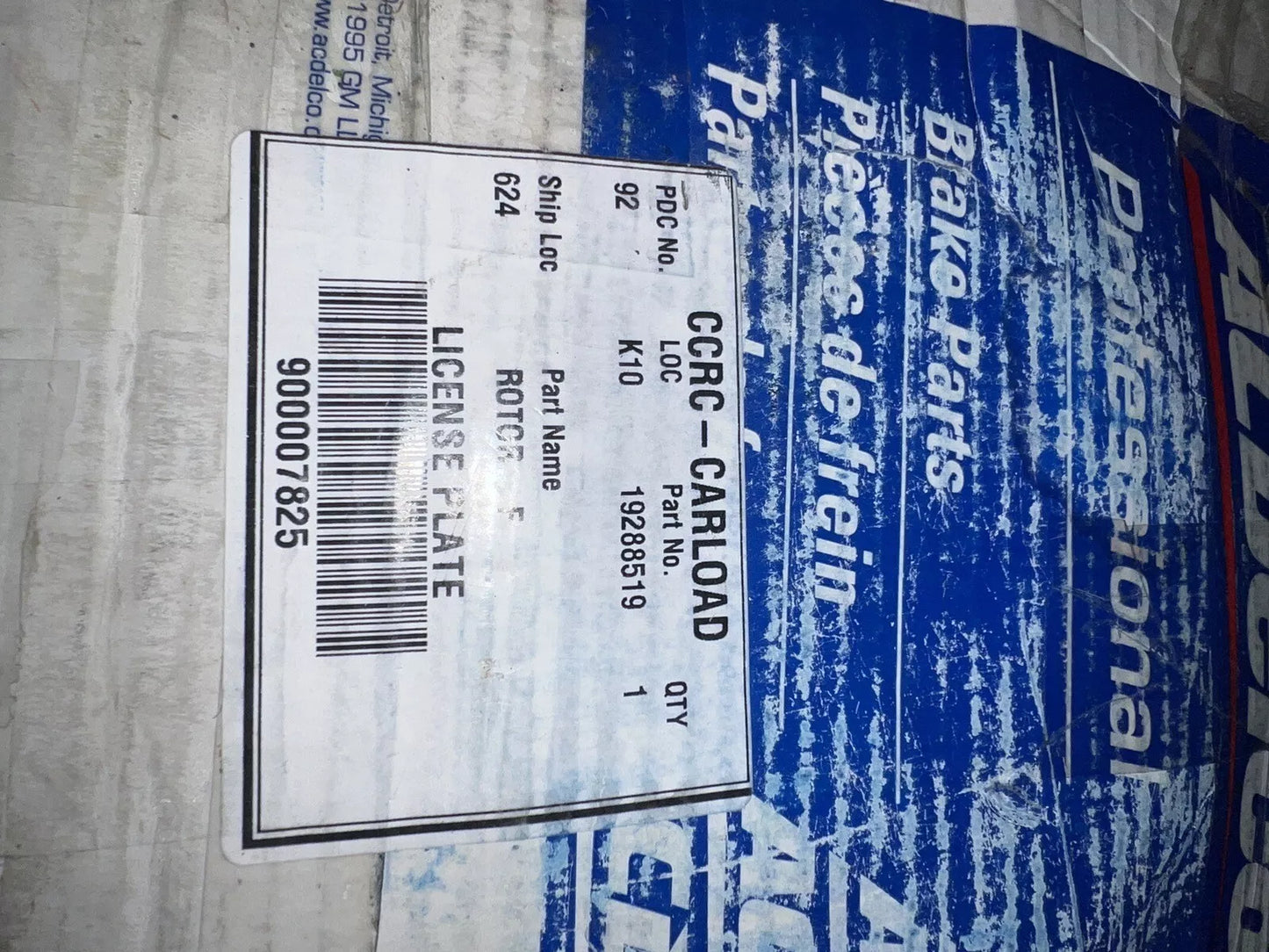 ACDelco Gold 18A2768 Black Hat Front Disc Brake Rotor 19288519 Fast Shipping