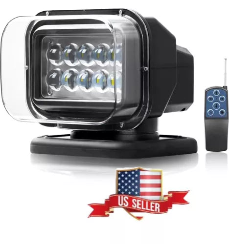50W Led Search Light for Boat Marine12 V Spot Lightfor Offroad Cars Remote...CP