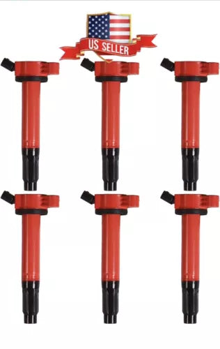 6PCS Ignition Coil Packs Toyota, Lexus & Lotus Vehicles - V6 2.5L 3.5L 4.0L - Ca