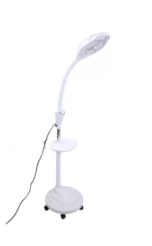 8X Magnifying Floor Stand Lamp Light Magnifier LED Tattoo Beauty Salon Lighting