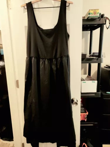 A New day black dress XXL Sleeveless Ribbed top Summer casual