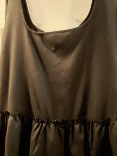 A New day black dress XXL Sleeveless Ribbed top Summer casual
