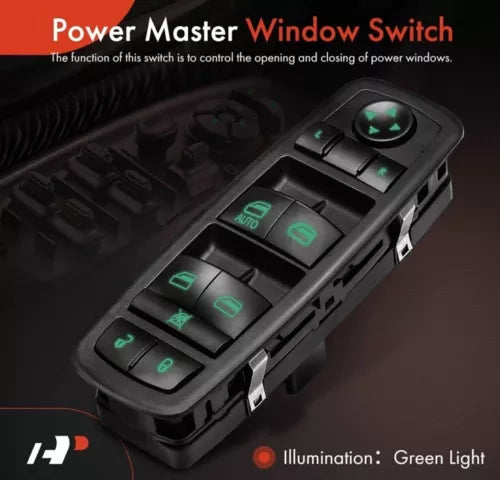 A-Premier Power Master Window Switch Compatible with Jeep & Dodge Models Fast📫