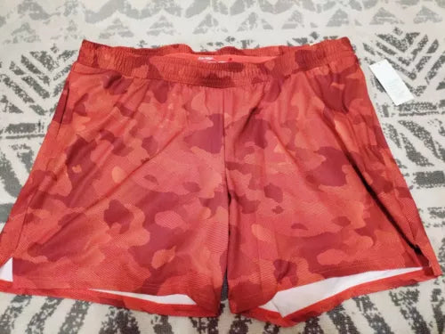 All In Motion Men's, Pocket, Drawstring, Shorts, Red Camo * XXL, UV Protection