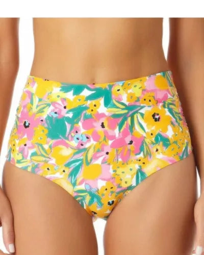 Anne Cole Limited Edition Ladies Convertible High Waist Shirred Swim Bottom XXL