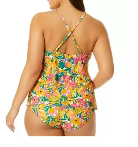 Anne Cole Limited Edition Ladies Swim Pullover Triangle Tankini Top XSmall New