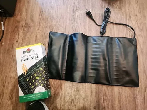 Burpee Seed Starting Heat Mat 20" x 10" Fits All Standard Trays Plant 17.5 Watts