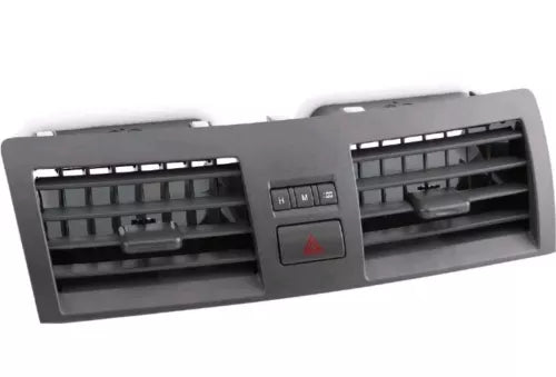 Center A/C Dash Air Vent Trim Cover, Console Outlet Insert Grille Panel with Eme
