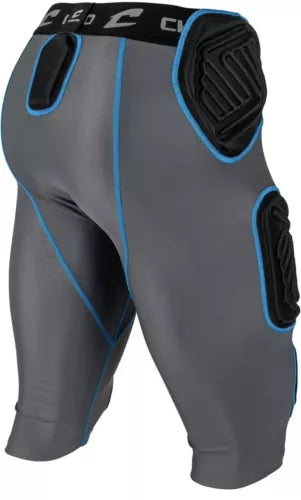 Champro Youth Boys Bull Rush 7 Pad Integrated Football Girdle With Pads FPGU17Y