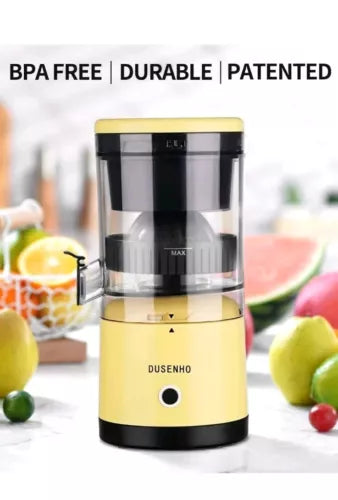 Citrus Juicer Machines Rechargeable - Portable Juicer with USB and Yellow
