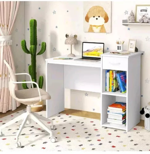Computer Desk with Drawer Modern Laptop PC Desk