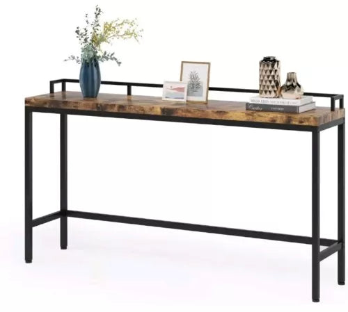 Console Table Behind Sofa Couch, 70.9 inch Long Narrow Entry