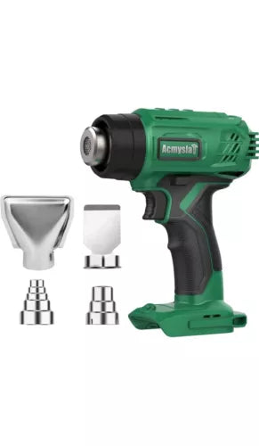 Cordless Heat Gun, 18V MAX Lithium-ion 4.0Ah Battery Hot Air Gun Fast Heating...