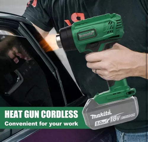 Cordless Heat Gun, 18V MAX Lithium-ion 4.0Ah Battery Hot Air Gun Fast Heating...