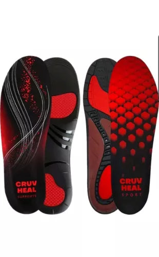 Cruv Heal professional, strong arch support insoles orthotic￼  small￼
