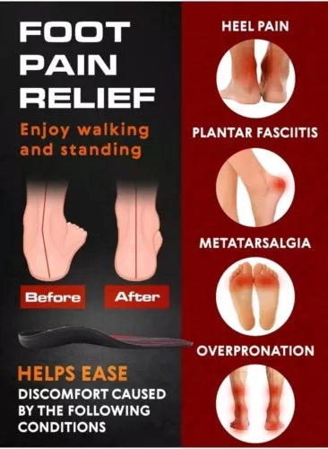 Cruv Heal professional, strong arch support insoles orthotic￼  small￼