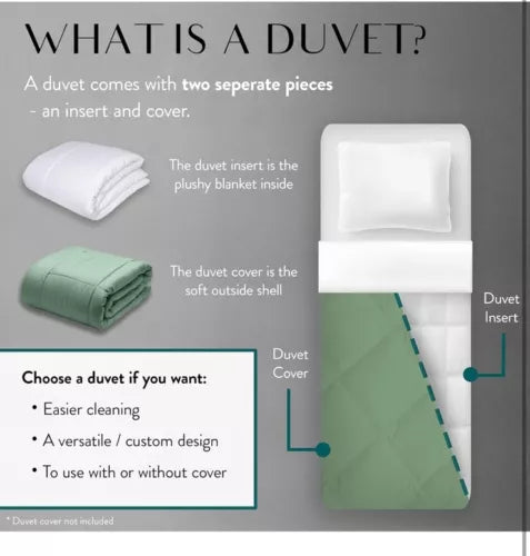 Danjor Linens Duvet Insert King - Lightweight Down Comforter for King Size Be...