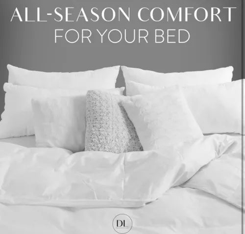 Danjor Linens Duvet Insert King - Lightweight Down Comforter for King Size Be...