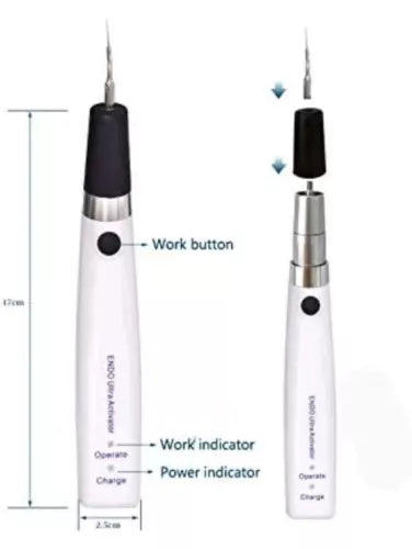 Dental Endo Ultra Activator LED Ultrasonic Irrigator Root Canal Handpiece 6 Tips