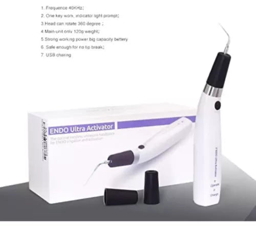 Dental Endo Ultra Activator LED Ultrasonic Irrigator Root Canal Handpiece 6 Tips
