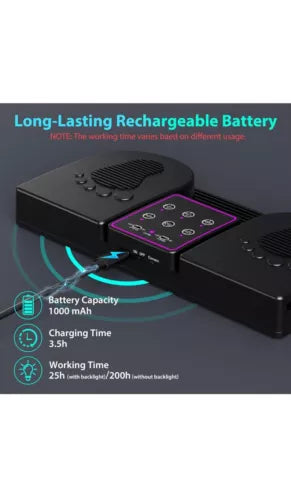 Doohoeek Bluetooth Page Turning Pedal, Wireless Page Turner Pedal Rechargeable S
