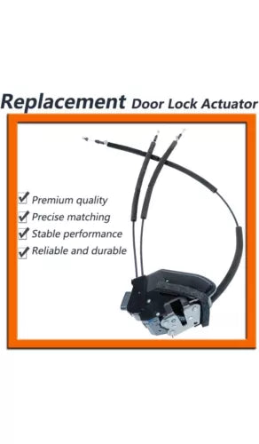 Door Lock Actuator w/ Latch for Nissan Rogue 2014-2019 Sport Utility Rear Left