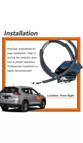 Door Lock Actuator w/ Latch for Nissan Rogue 2014-2019 Sport Utility Rear Left