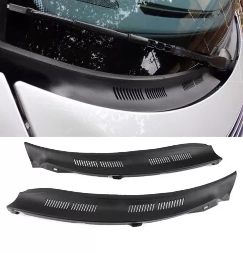 Driver & Passenger Side Windshield Wiper Cowl Screen Cover for Mercedes Benz