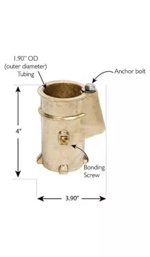 Dunnrite  4-Inch Anchor for 1.90-Inch Outer Diameter Tubing, Bronze Fast Ship