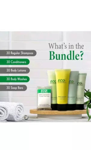 ECO Amenities 150 PIECE Hotel Toiletries Set - 5-in-1 Travel Toiletries inclu...
