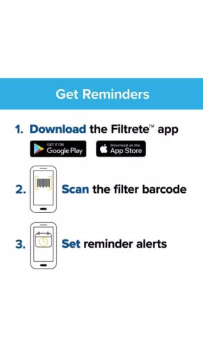 Filtrete 16x25x1, AC Furnace Air Filter MPR 300 Clean Living Basic Dust 6 Pack