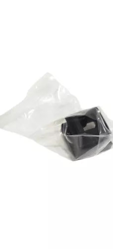 Flat Shoes with Hex Screw For 1/2" Square Balusters - Satin Black 10pcs - DH-30