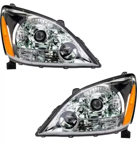 For 2003-2009 Lexus GX470 Headlight Halogen Set Driver and Passenger Side