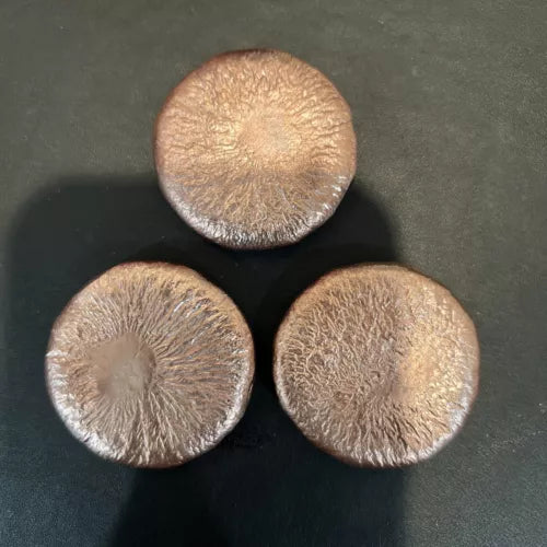 Lot Of 3 COPPER Pirate Aztec Pirate Rounds .999 CU Bullion HAND MADE Fast Ship