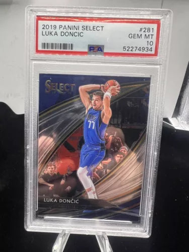 Luka Doncic 2019 Panini Select 281 Courtside PSA 10 GEM MINT MVP LOW POP 📈199