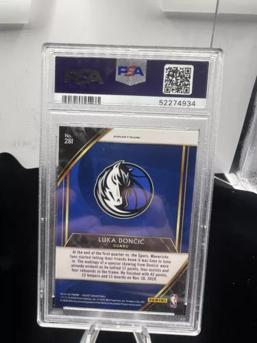Luka Doncic 2019 Panini Select 281 Courtside PSA 10 GEM MINT MVP LOW POP 📈199