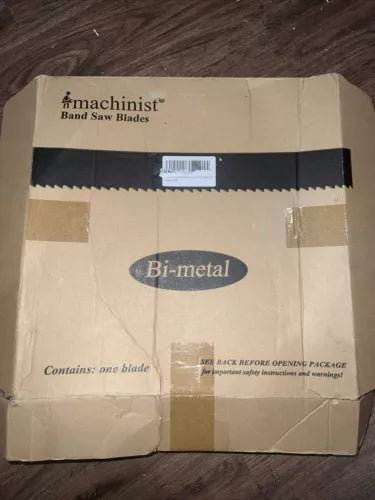 Machinist S120146 M42 Grade 120” Long 1” Wide 4/6 TPI Bi-Metal Cutting Saw Blade