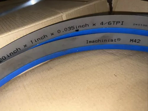 Machinist S120146 M42 Grade 120” Long 1” Wide 4/6 TPI Bi-Metal Cutting Saw Blade