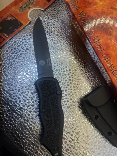 MASTERS OF DEFENSE Neck Or Belt Knife Elishewitz Phoenix #46-4 Limited Rare Box