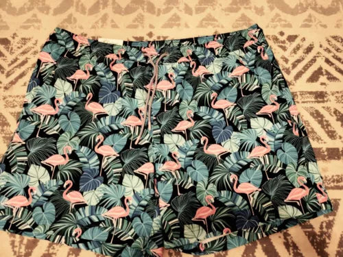 Member's Mark Men's 4-Way Stretch UPF 50 Resort Swim Trunk Flamingo Size XXL