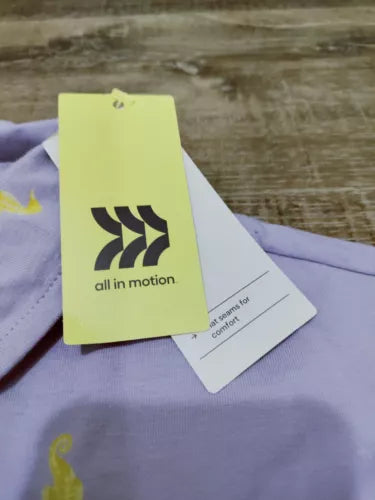 Men's Short Sleeve Polo Shirt - All in Motion Purple Seahorse Xl