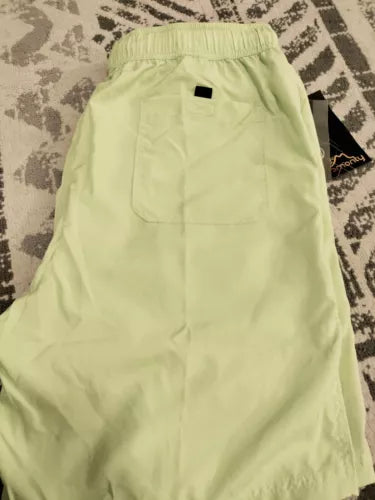 Men's SMONTY Lime green Swim Trunks (Size XL)