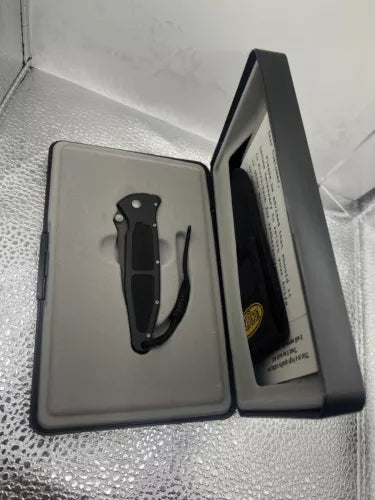 MICROTECH MINI SOCOM Black Plain Blade 154 CM Original All Paper Work Box 9/98 !