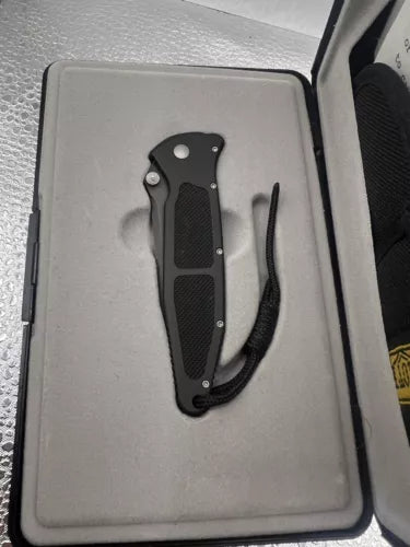 MICROTECH MINI SOCOM Black Plain Blade 154 CM Original All Paper Work Box 9/98 !