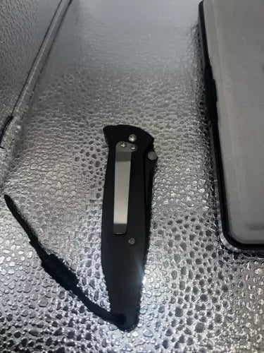 MICROTECH MINI SOCOM Black Plain Blade 154 CM Original All Paper Work Box 9/98 !