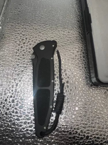 MICROTECH MINI SOCOM Black Plain Blade 154 CM Original All Paper Work Box 9/98 !