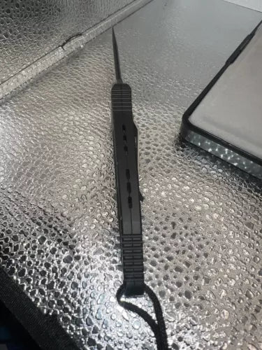 MICROTECH MINI SOCOM Black Plain Blade 154 CM Original All Paper Work Box 9/98 !